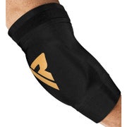 RDX HY CE Certified Padded Elbow Sleeve for Muay Thai & MMA Workout - Kyyn&auml;rsuojat Musta/Kulta