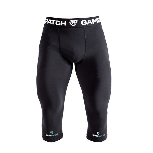 Gamepatch  3/4  Compression Tights  Junior (26) -  3/4 Kompressiohousut Junior  - Musta