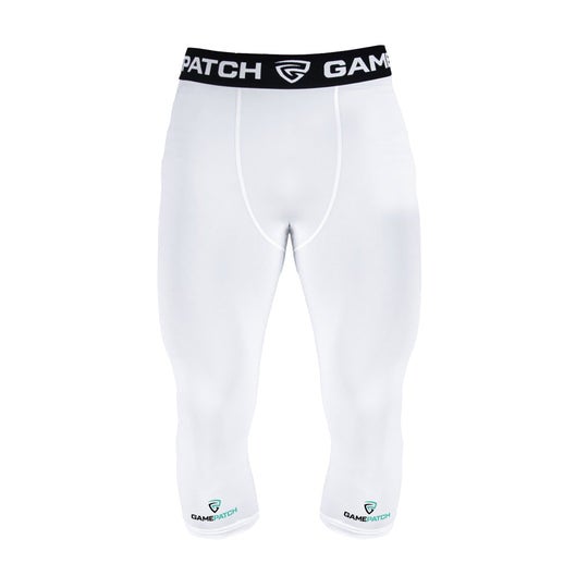 Gamepatch  3/4  Compression Tights  Junior (26) -  3/4 Kompressiohousut Junior  - Valkoinen