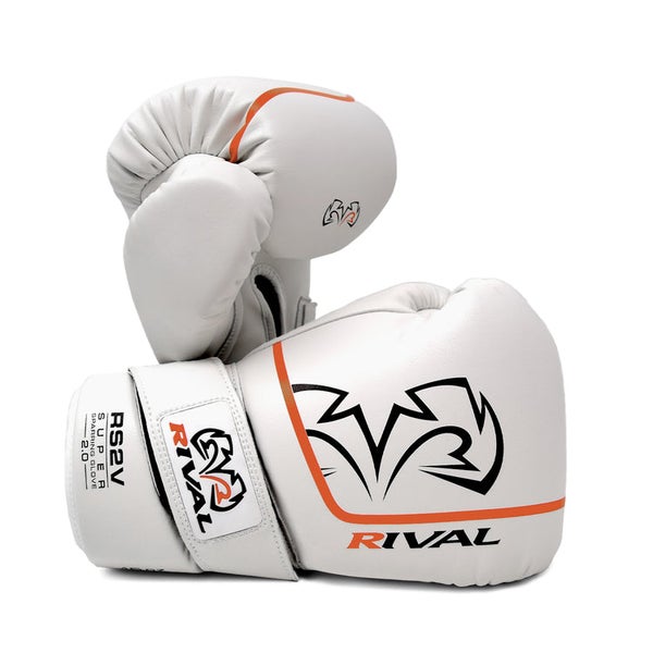Rival RS2V Super Sparring Gloves 2.0 (26) - Nyrkkeilyhanska Valkoinen