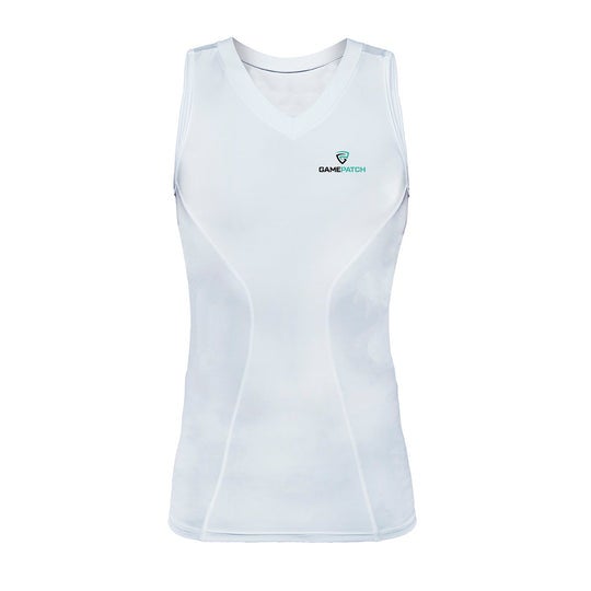 Gamepatch Sleeveless Compression Shirt  (26) -  Hihaton Kompressiopaita - Valkoinen