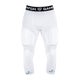 Gamepatch  3/4  Tights With Full Protection (26) -  3/4 Kompressiohousut kokosuojauksella - Valkoinen